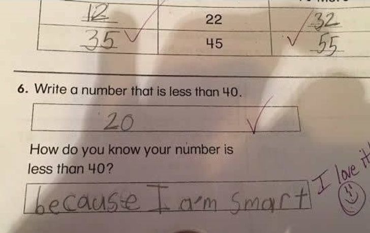 10 Kids Who Should Get a Medal for Their Test Answers