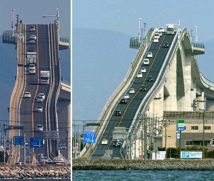No, That’s Not a Roller Coaster! It’s a Bridge in Japan