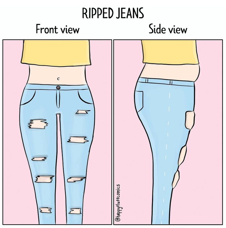 12 Ironic Comics About Everyday Problems All Girls Face