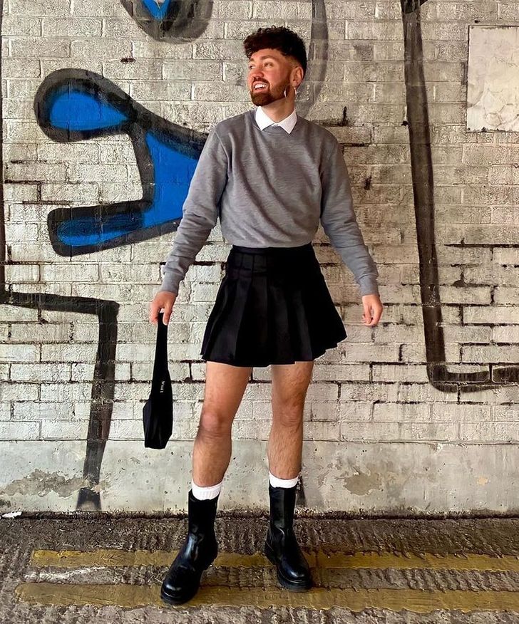 This Man Proves That Clothes Have No Gender By Wearing Skirts And Dresses