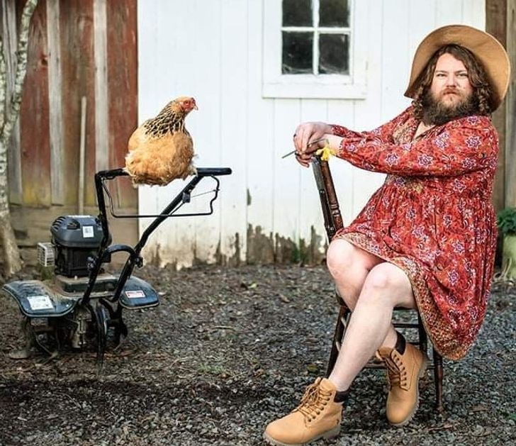 15 Shots From the “Chicken Daddies” Calendar That Left Us Rolling on the Floor