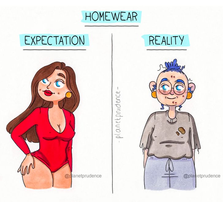 11 Honest Illustrations About Women That You Likely Have Way Too Much in Common With