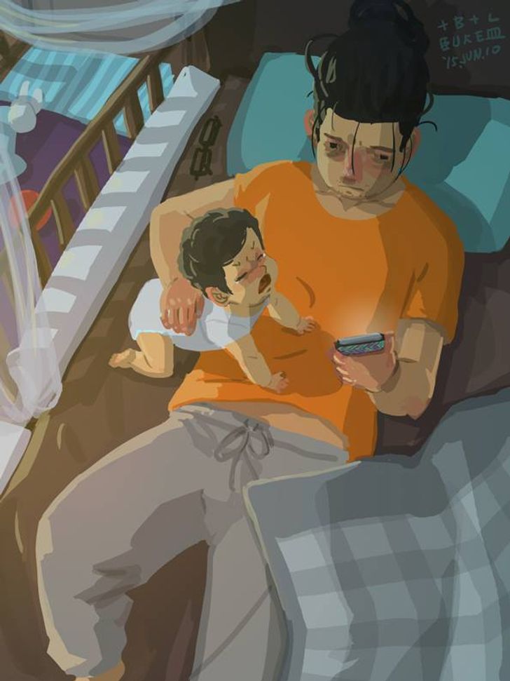 A Single Dad From Taiwan Illustrates His Daily Life, and It’s Too Touching for Words