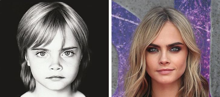 This is what 12 famous models looked like when they were kids