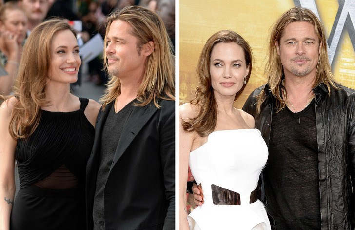 Someone Noticed That Brad Pitt Always Looks Like The Woman He's Dating And  You Won't Be Able To Unsee It