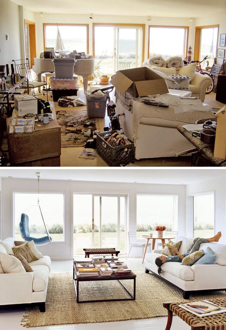 messy room before and after