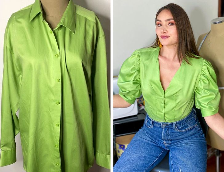A Girl Transforms Outdated Clothes Into Fashionable Pieces That We Want to Wear Right Now