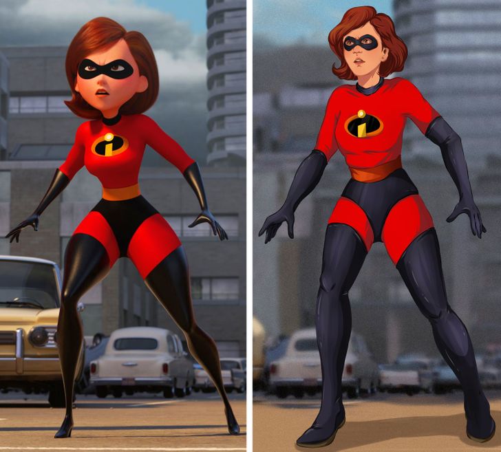 What These Cartoon Characters Will Look Like With Realistic Bodies