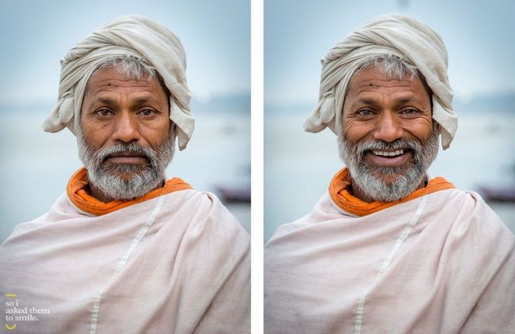 Fotograf ukazuje, že úsmev môže zmeniť našu tvár ako dúha po daždi