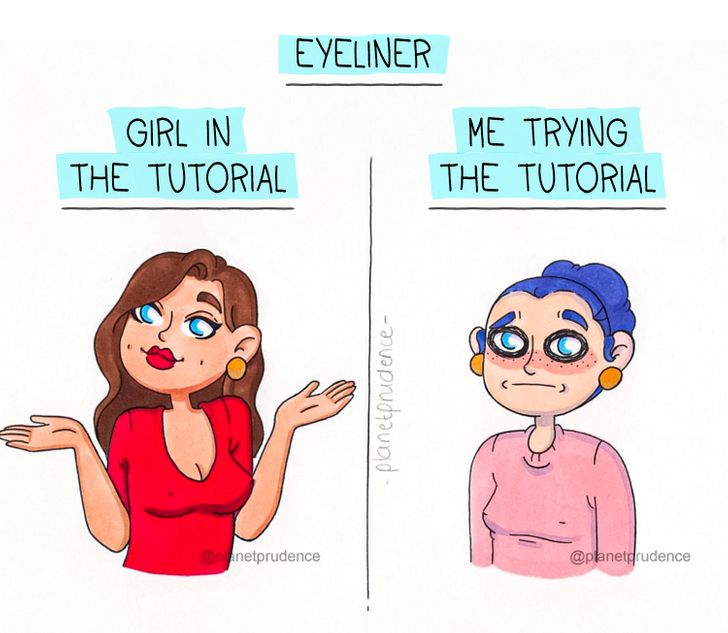 11 Honest Illustrations About Women That You Likely Have Way Too Much in Common With