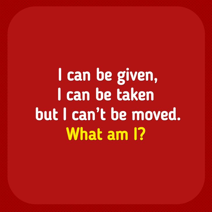 red background with white and yellow words