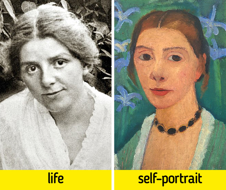 What 16 Famous Painters Looked Like in Their Self-Portraits and in Real Life