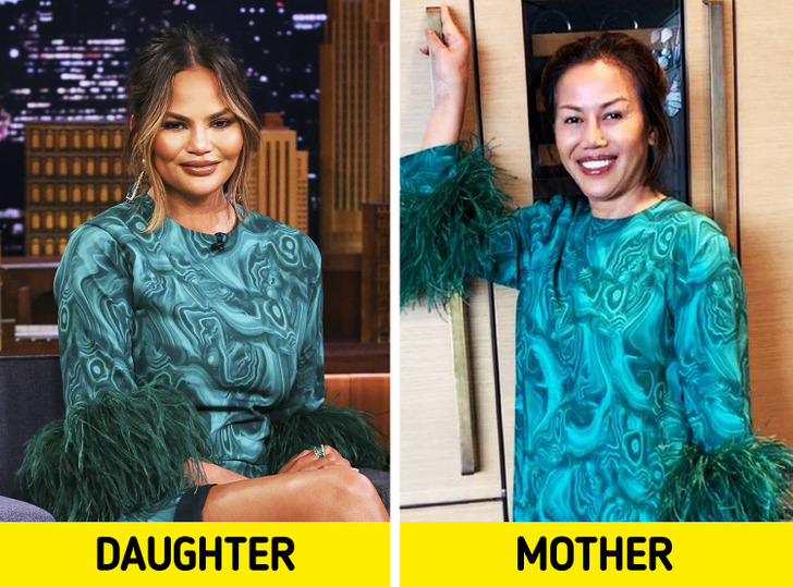 9 Times Celebrities Shared Clothes and Style With Their Family