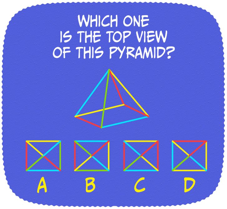 which pyamid is the view from the top logic puzzle