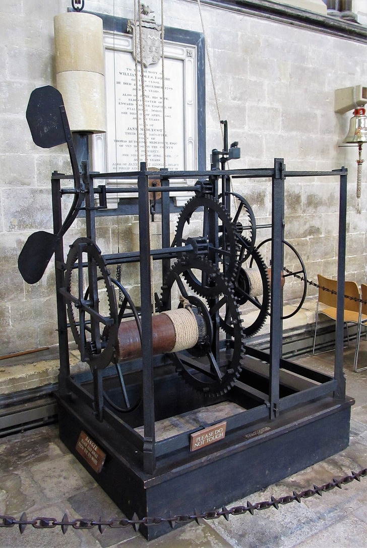 The medieval clock at Salisbury