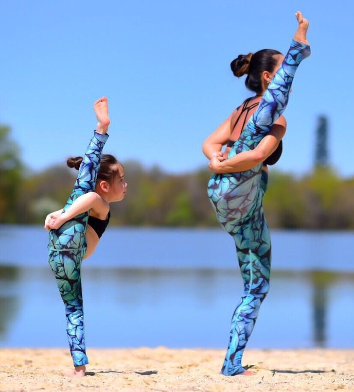 Aumbience Yoga & Wellness - Look at this mother daughter duo giving a  partner yoga pose a try!! Looking good ladies! This and other fun and  playful partner postures are coming your