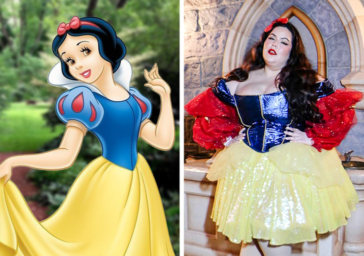 Plus Size Designer Brings Disney Characters To Life With Realistic Bodies Plus Size Designer Brings Disney Characters To Life With Realistic Bodies