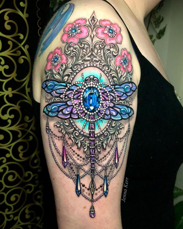 An Artist Creates SuperDetailed Gemstone Tattoos That Appear to Sparkle on  the Skin  Bright Side