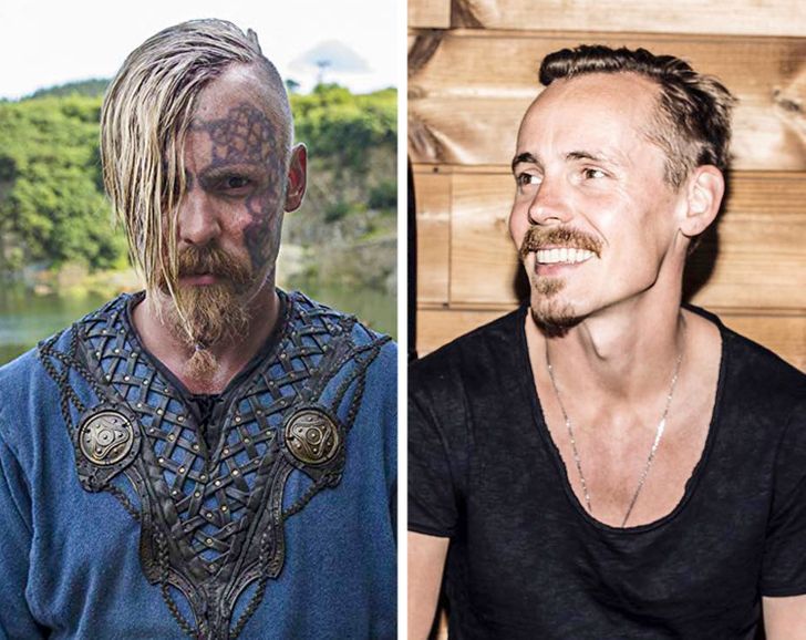 The cast of Vikings in real life