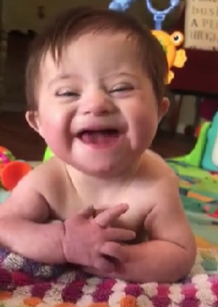 Baby With Down Syndrome Gives Mom His First Smile and Captures Millions of Hearts in a Viral Video
