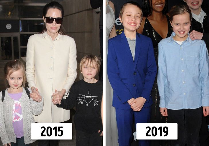 brad pitt and angelina jolie kids now