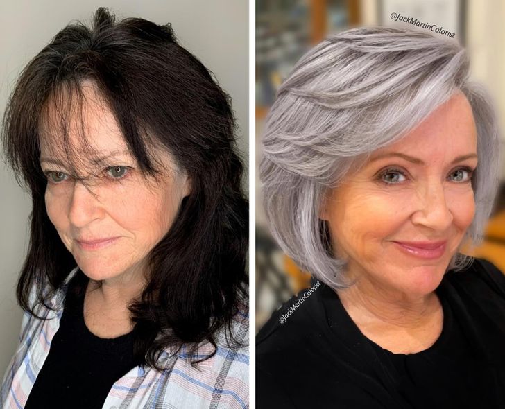 20 Makeovers That Helped Women Proudly Demonstrate Their Gray Hair ...