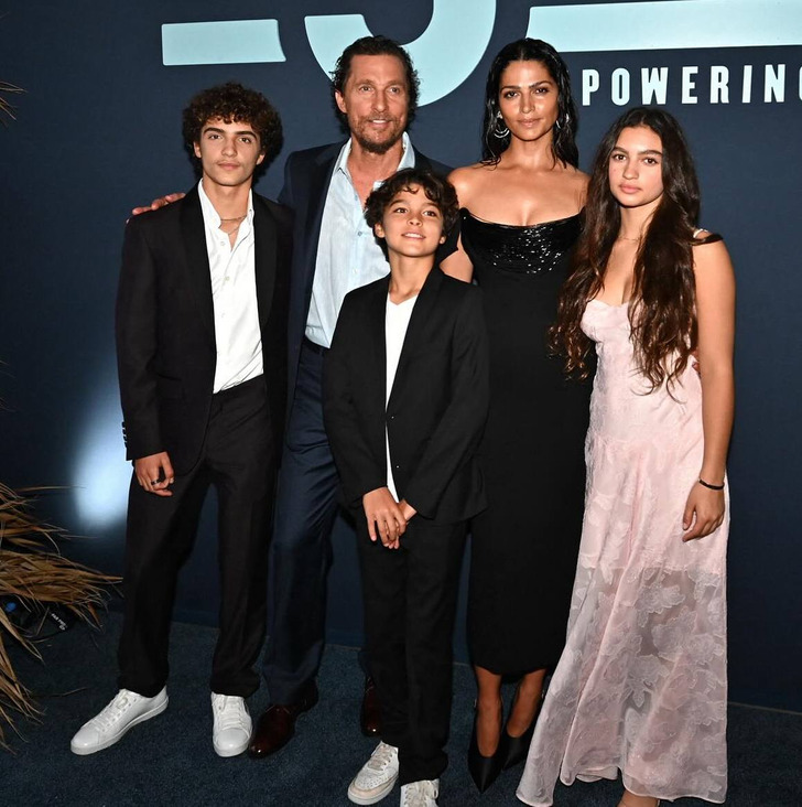 Matthew McConaughey Makes a Rare Appearance With His 3 Kids and They ...