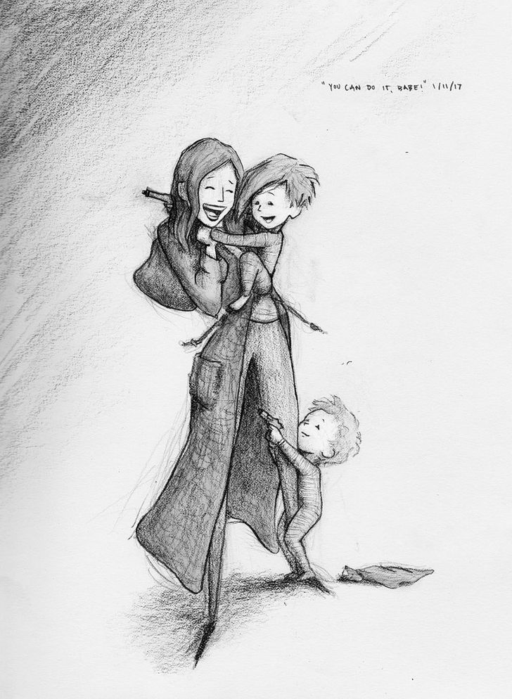 More Than A Year Ago An Artist Shared A Heartbreaking Picture Of His Tragedy Now His Works Give People Hope Bright Side