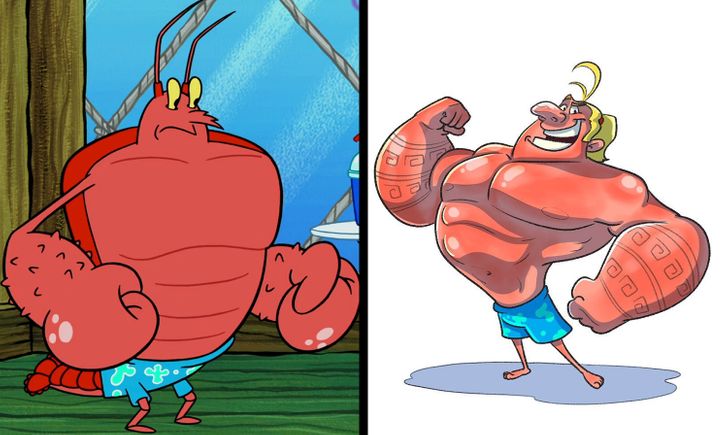 what would spongebob look like in real life