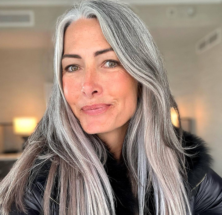 Gray Never Equals Old,” a Model, Luisa Dunn, Ditches Hair Dye and Inspires  People to Love