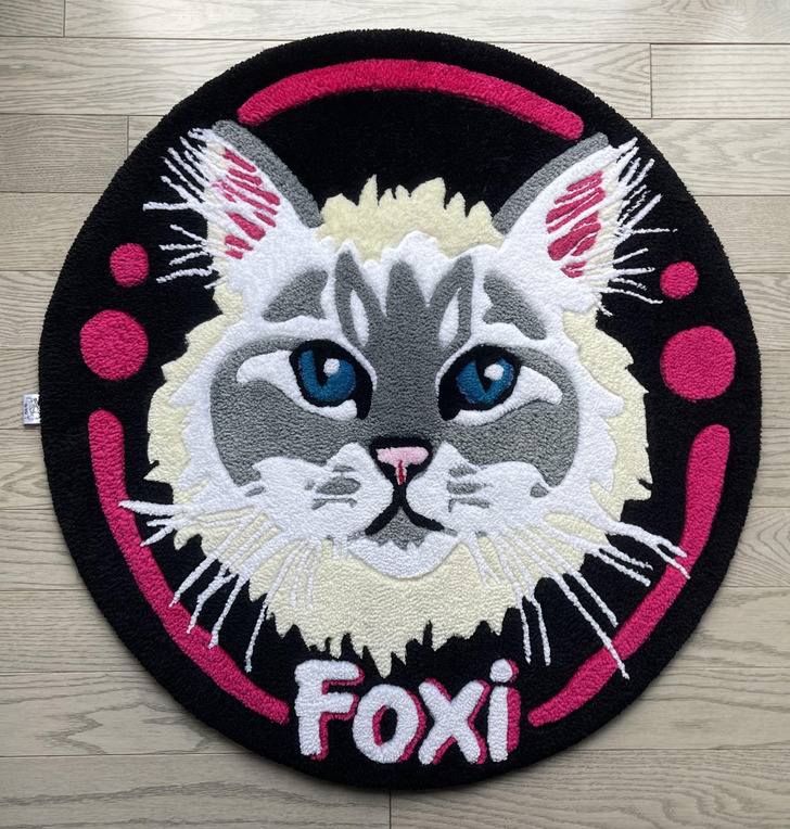 A Cat Turned Into a Rug, and No Cats Harmed