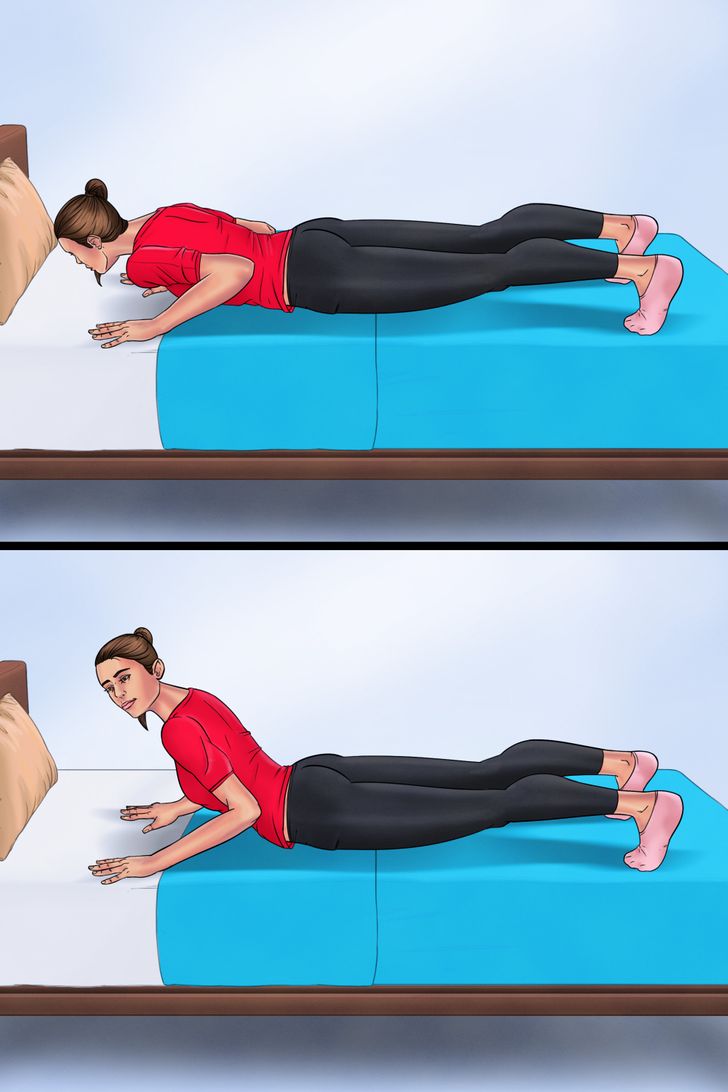 10 Body Shaping Exercises You Can Literally Do While Lying in Bed