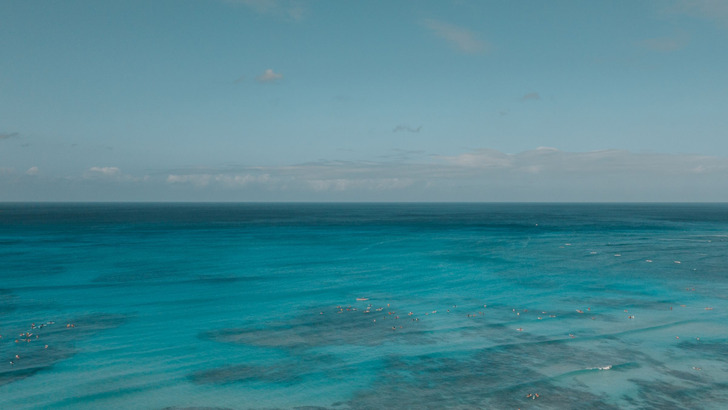 Illustrative photo: the open sea