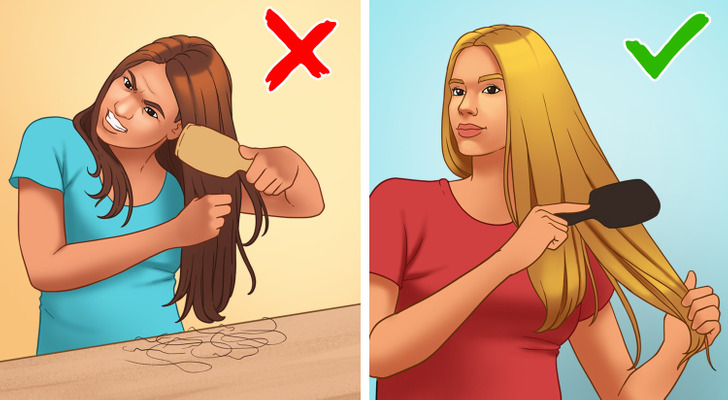 Tóc bóng dầu do chăm sóc tóc sai cách