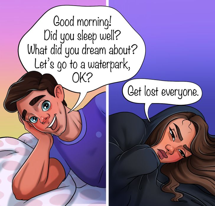 12 Comics That Prove People Often Marry Their Complete Opposites