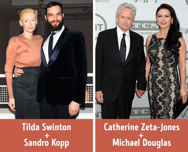 12 Celebrity Couples Who Don’t Care About Stereotypes
