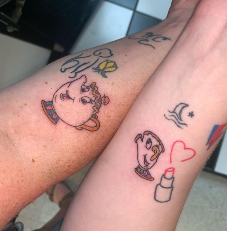 20 Matching Tattoos That Express Feelings Better Than Any Words Could
