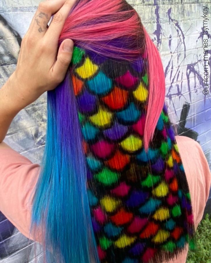 Unicorn Hair Color Trend  Colorful Hair Color Trends  Teen Vogue