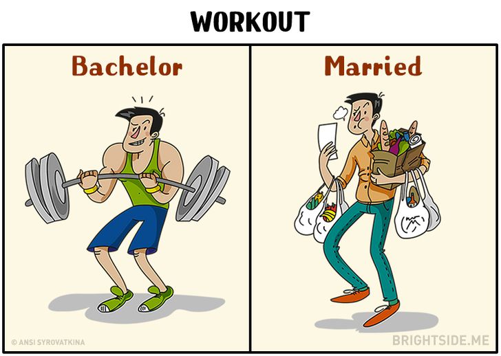 11 Funny Illustrations That Show How a Man’s Life Changes After Marriage