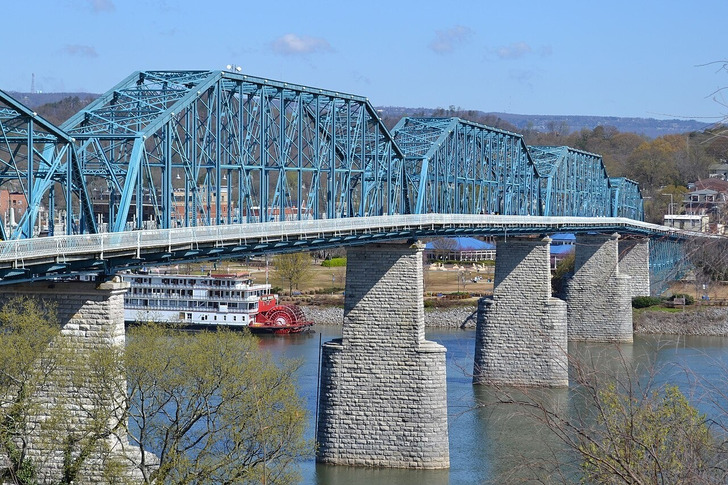 The Walnut Street Bridge, Chattanooga, 2013