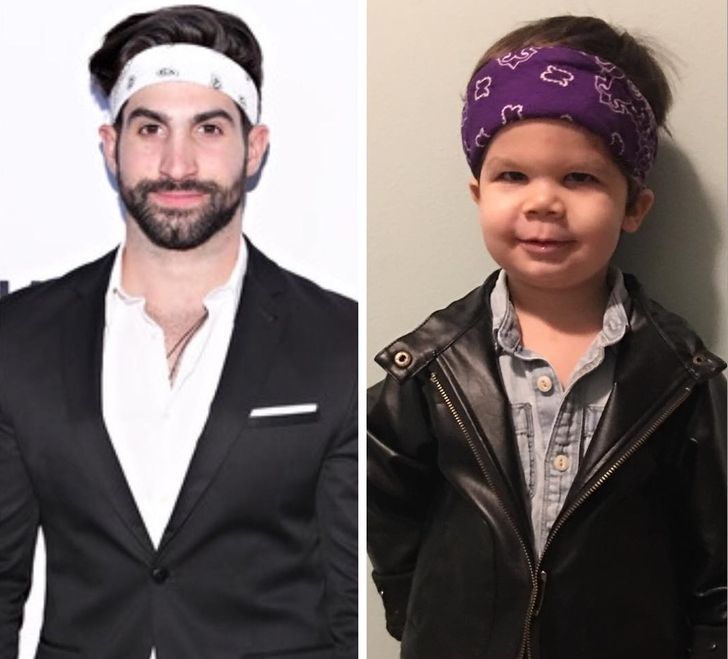 A Toddler Recreates His Uncle’s Photos on Instagram Showing that Charisma Can Be Inherited