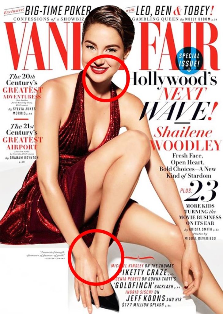 15 Times Epic Photoshop Fails Didn’t Stop Magazines From Publishing Celebs’ Photos