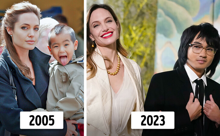 Angelina Jolie's Kids - Angelina Jolie And Brad Pitt's Kids On Red