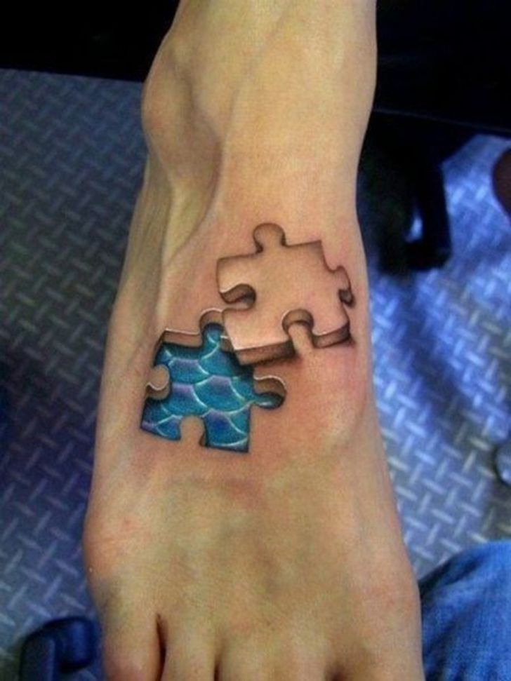 70 Puzzle Piece Tattoo Designs For Men  Inquisitive Mind Ink