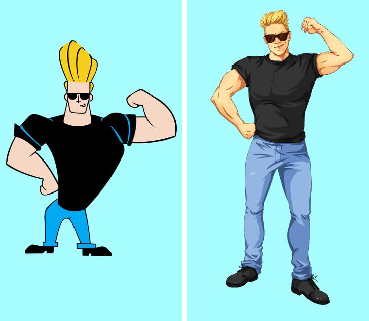 What These Cartoon Characters Will Look Like With Realistic Bodies