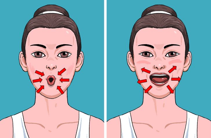 5 Exercises to Reshape Your Jawline Without a Surgeon Bright Side