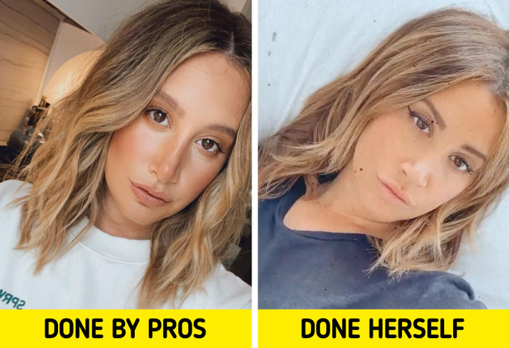 What 12 Celebrities Look Like With Makeup Done by Professionals and Themselves (We’re Not Sure Which One’s Best)