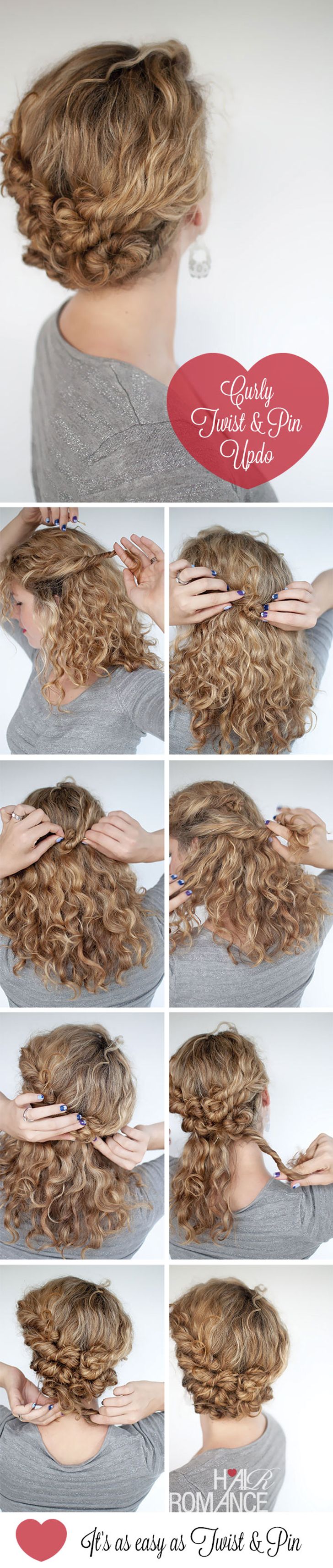 14 fantastic hairstyle tutorials for short and naturally curly hair