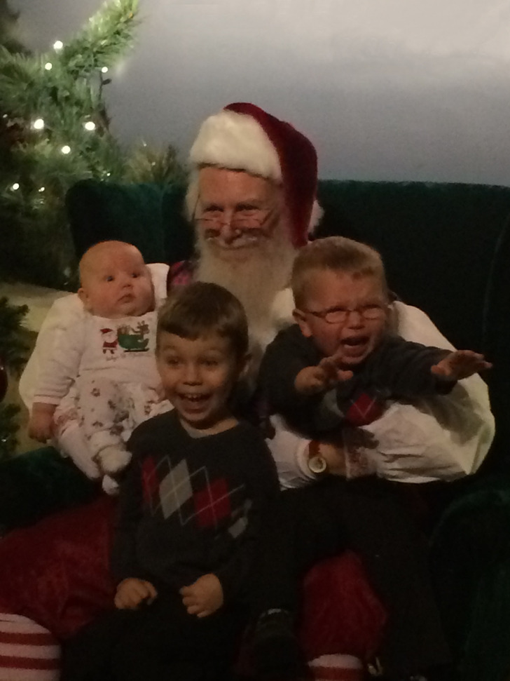 The Christmas Card Photo With Santa That Was Announced as Perfect