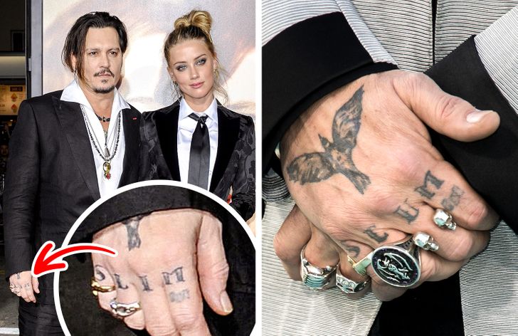 Johnny Depps Tattoos Everything To Know About His Ink  Hollywood Life